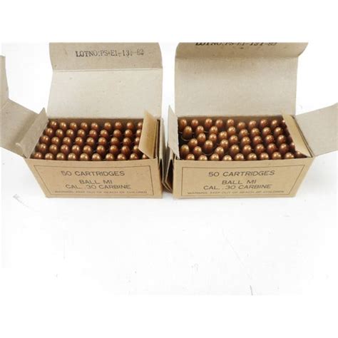 30 Carbine Ball Mi Ammo Switzers Auction And Appraisal Service