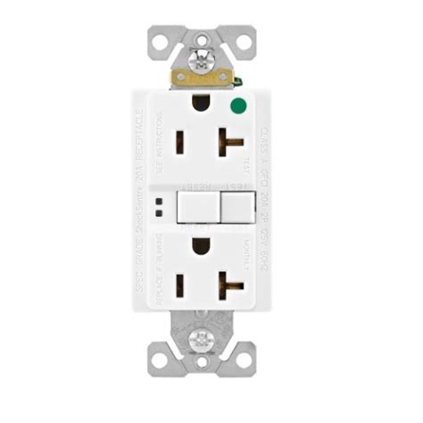 A wide variety of electrical outlets gfci options are available to you, such as grounding, type, and. Eaton Wiring 20 Amp Hospital Grade GFCI Receptacle Outlet ...