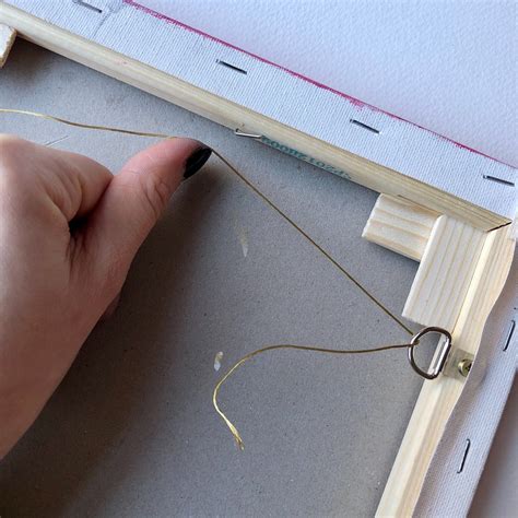 How To Attach Hanging Wire To A Canvas Painting In 7 Steps With Photos