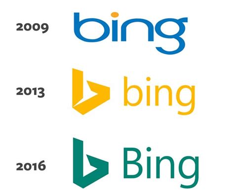 Bing S Newest Logo Redesign Goes Green Logo Redesign Logo Logo Design