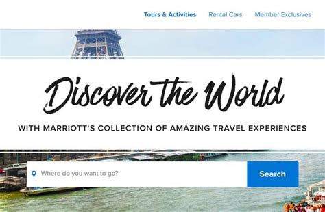 Did You Know That You Can Earn Marriott Points For Tours & Experiences?