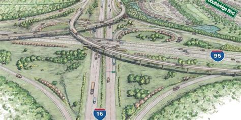 Georgias I 95i 16 Interchange Project Moves Forward I 95 Exit Guide