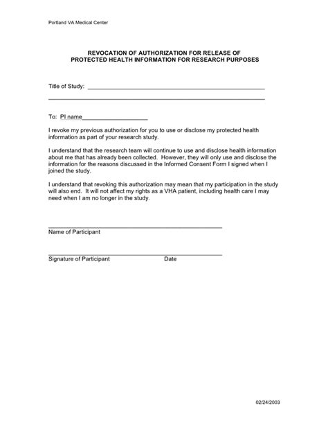 Revocation Of Authorization Letter In Word And Pdf Formats