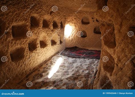 Interior Of Cappadocia Cave Home Stock Photo Image Of Accommodation
