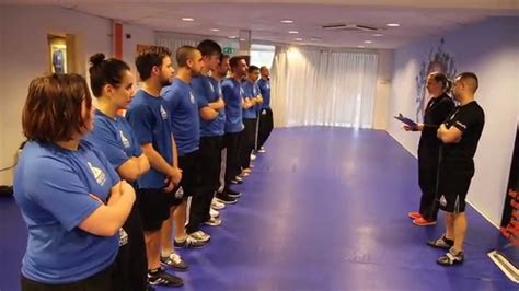 In this intermediate class, members will continue to train on strikes, defenses against strikes, and self defense, including. Reflex BMC Krav Maga Level 1 Exam - YouTube