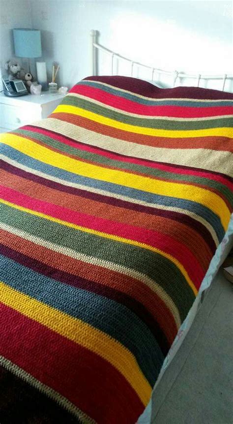 Dr Who Inspired Crochet Blanket For Teenage Boy Very Cool