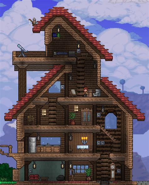 Just Finished My House Any Suggestions Terraria House Design