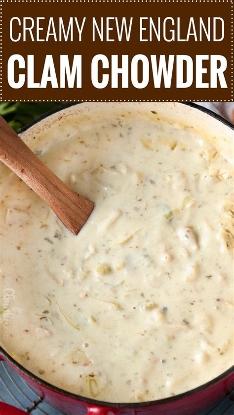 While potatoes cook, combine remaining 1 cup water, clams, thyme sprigs, and bay leaf in a dutch oven; Creamy New England Clam Chowder | The perfect comfort food ...