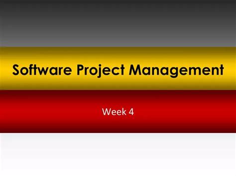 Ppt Software Project Management Powerpoint Presentation Free