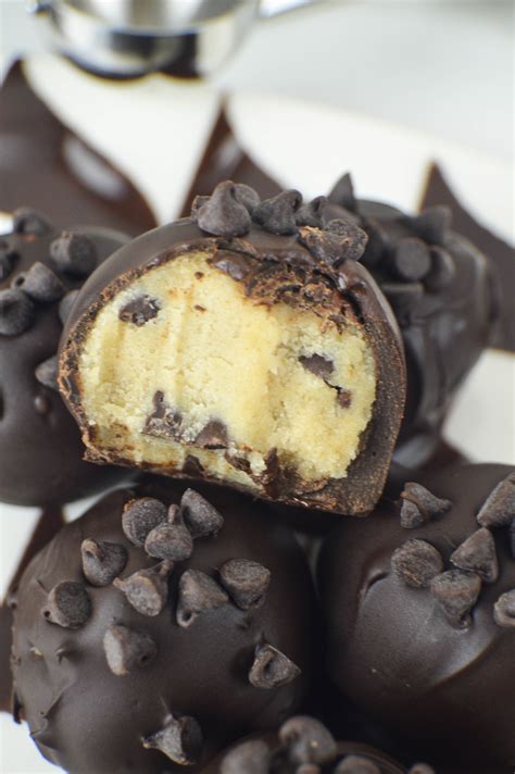 Right from prepping and making the cookie dough it takes about 20 minutes, excluding the shaping, refrigeration and baking. Eggless Cookie Dough Truffles - RecipeChatter