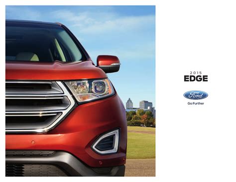 Ford 2015 Edge Sales Brochure