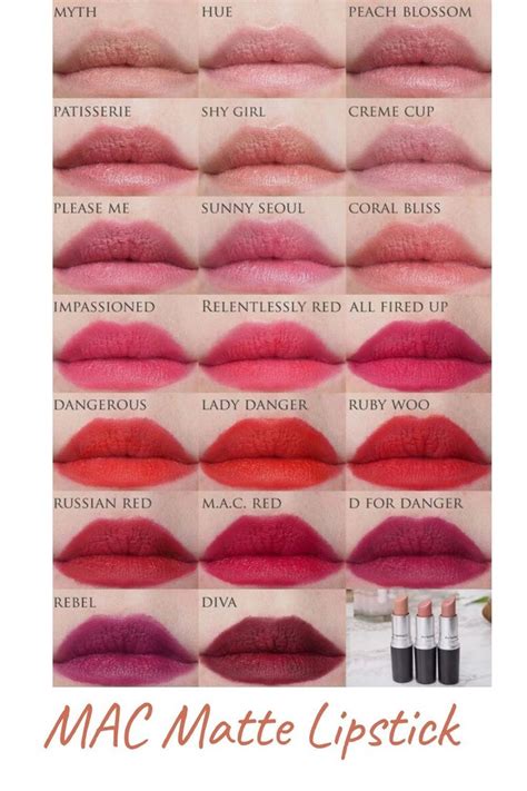 Mac Matte Lipstick In 2020 Mac Lipstick Shades Mac Lipstick Swatches Mac Lipstick Colors