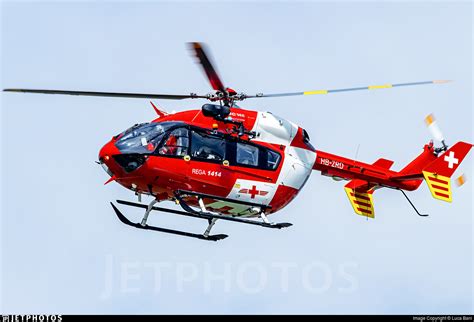 Hb Zrd Eurocopter Ec 145 Rega Swiss Air Ambulance Luca Bani
