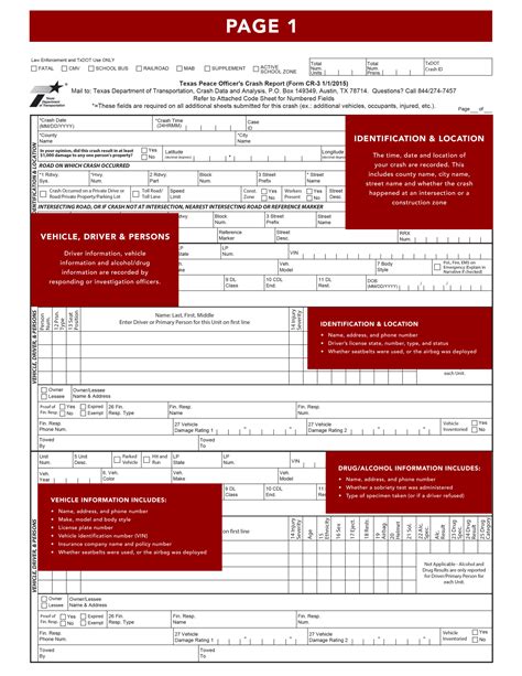 How To Read Your Texas Accident Report Smith And Hassler