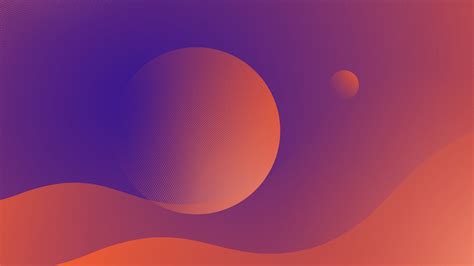 Purple And Orange Abstract Painting Hd Wallpaper Wallpaper Flare