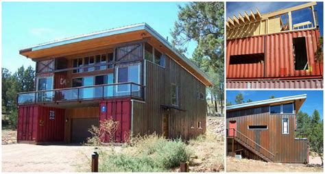 Hybrid Construction Method Home With Shipping Containers