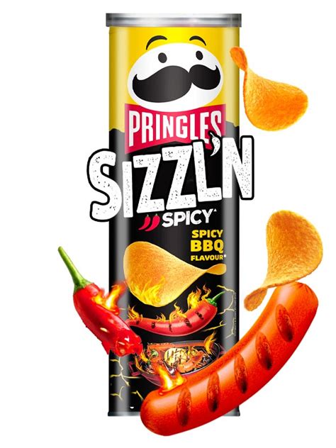 Pringles Sizzln Spicy Bbq 180 Grs Picante Japonshop