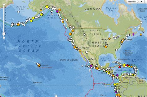 Interactive Map Of Natural Hazards Worldwide American Geosciences