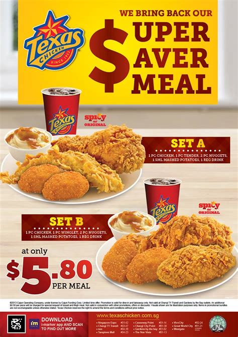 A hearty chowder with a texas flair, texas chicken chowder feeds a crowd and really shines the day after it is made! Texas Chicken Super Saver Meal October 2013 @ $5.80 Only ...