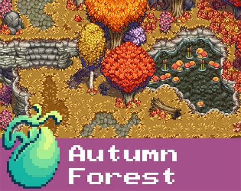 Tileset Autumn Forest By Seliel The Shaper