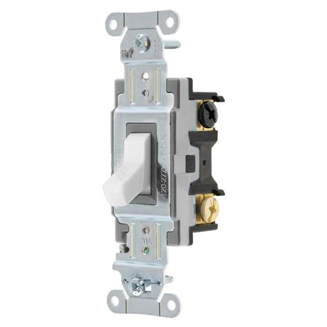 Hubbell 1520 Amp 4 Way White Toggle Light Switch At