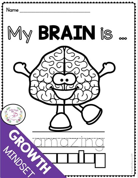 Growth Mindset vocabulary/coloring Sheet | Growth mindset book, Mindset