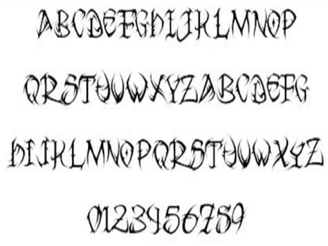 Looking for cursive tattoo fonts? Awesome Tribal Font Cursive Tattoo Designs ...