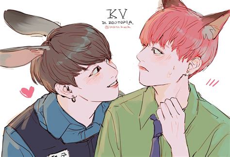 Vkook Kookv Fanarts Vkook Fanart Bts Fanart Vkook Art