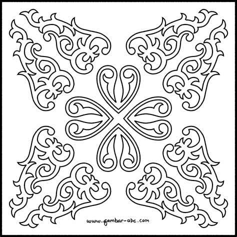 Pin by who am I on Batik | Rose coloring pages, Easy flower drawings