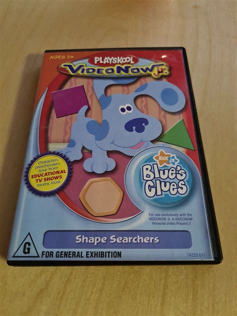 Playskool VideoNow Jr Blues Clues Shape Searchers Nick Jr Educational