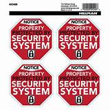 Images of Home Security Stickers Home Depot