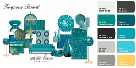 Turquoise Color Combinations Turquoise Color Schemes For Interior