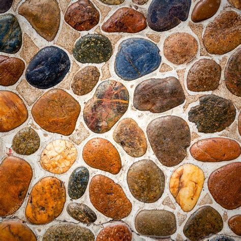 Pebble Stone Floor Tile Texture Stock Photo By ©jpkirakun 89714852