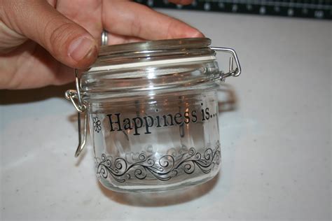 Monday Tuesday Scrappy Days Cute Glass Jars