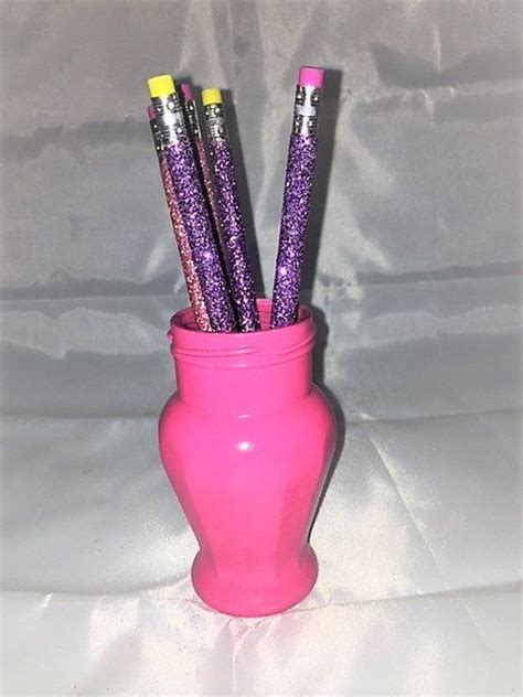 Custom Glitter Pencils Decorated Pencils Glam School Etsy Custom
