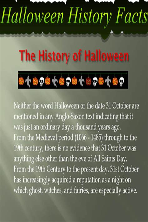 Halloween History Facts