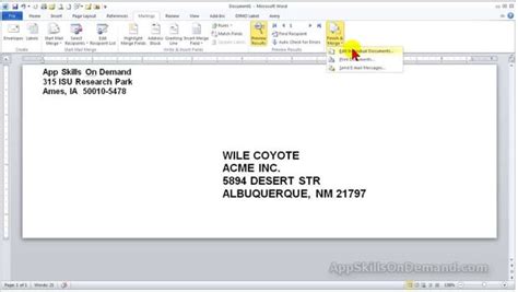 How To Print Envelopes In Word 2010 Wps Office Academy