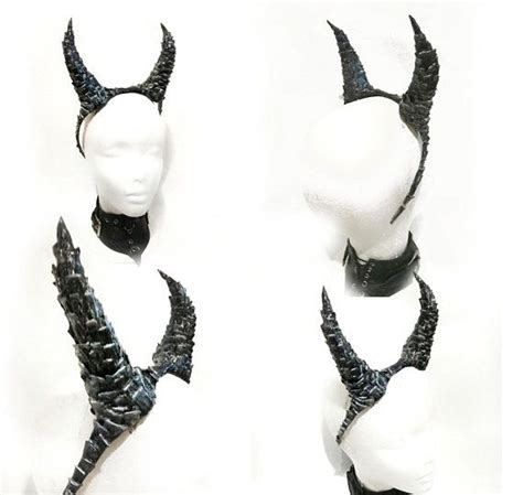 Horns Headpiece Demon Horns Unisex Headband Fairy Horn Etsy Horn