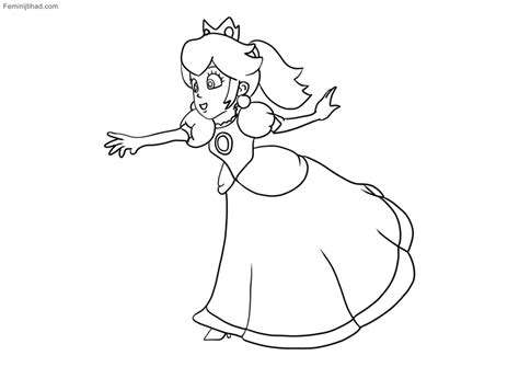 Princess Peach Coloring Pages Collection Free Coloring Sheets