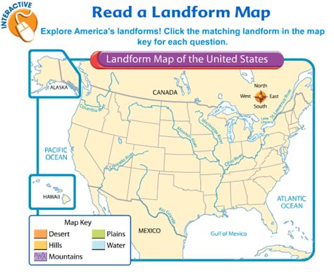 27 Landforms Of The United States Map Online Map Around The World