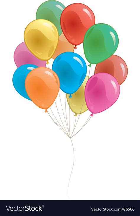 Download Party balloons Royalty Free Vector Image - VectorStock