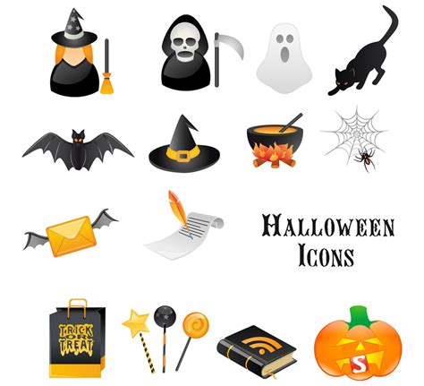 Halloween Icons Vector Art And Graphics