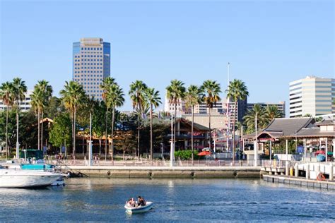 Waterfront Of Long Beach In Los Angeles Metropolitan Area Editorial