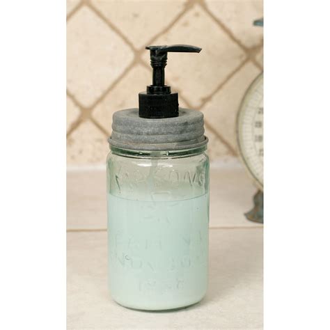 Here are the best ones available online. Pint-Size Mason Jar Soap Dispenser - Green Glass, Barn ...