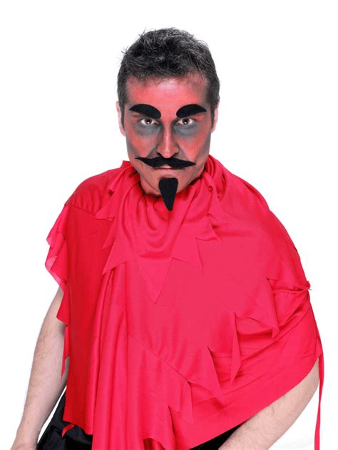 I had set up a guide and then added the hair. Devil Facial Hair Set | Costumes R Us
