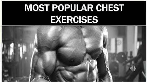 Most Popular Chest Exercises Youtube