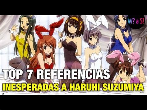 Top Referencias A Haruhi Suzumiya Que Te Sorprender N Youtube
