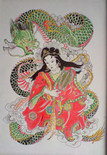 The goddess benten is also mentioned in the lotus sutra, and she is usually she is also the only female deity among the seven gods, and she is a symbol of eloquence, music, arts, literature, wisdom. Benzaiten | Benzaiten, Japanese Goddess of love music and ar… | Flickr