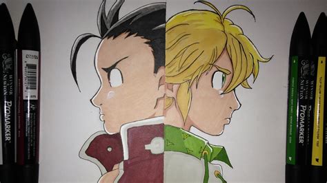Everything posted here must be at least related to the seven deadly sins series. Seven Deadly Sins - Dessin Meliodas et Zeldris - Speed ...