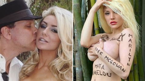 Courtney Stodden Strips Down And Writes The Names Of Inspiring Women On